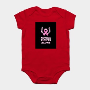 Breast cancer Baby Bodysuit